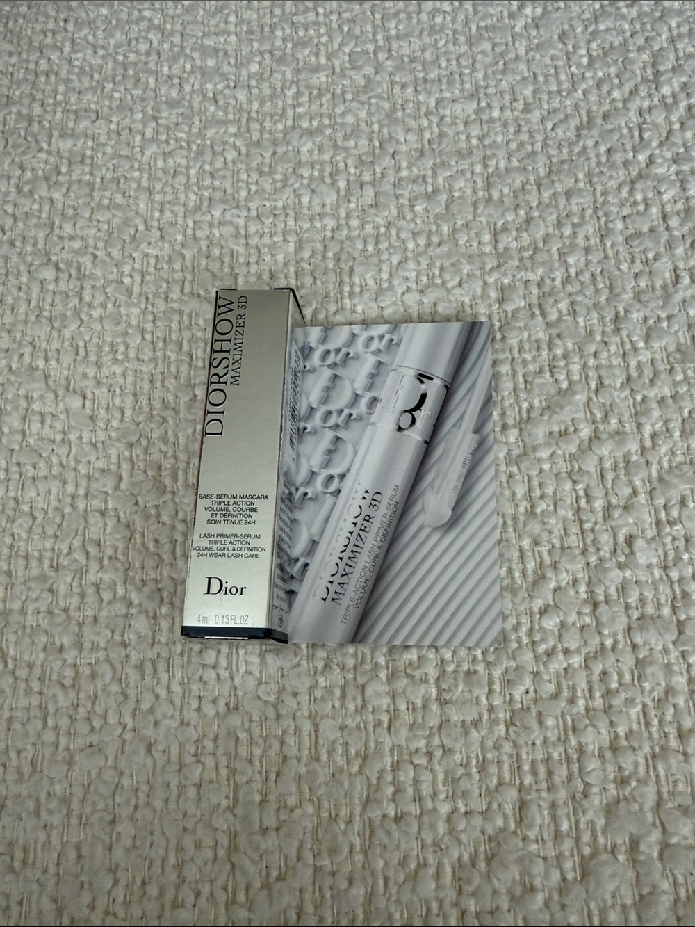 Dior Diorshow Maximizer 3D Lash Primer - Silver Travel Size .13 oz. NEW